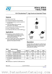 T1610-800G-TR datasheet pdf ST Microelectronics