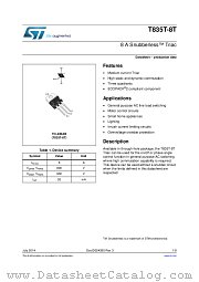 T835T-8T datasheet pdf ST Microelectronics