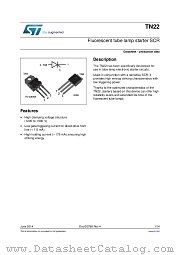 TN22-1500T datasheet pdf ST Microelectronics