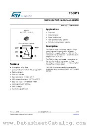 TS3011ICT datasheet pdf ST Microelectronics
