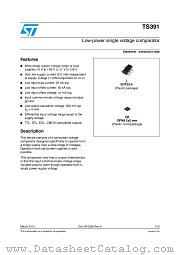 TS391IQ2T datasheet pdf ST Microelectronics