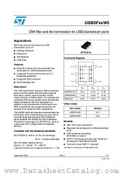 USBDF datasheet pdf ST Microelectronics