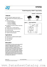 VIPER06XN datasheet pdf ST Microelectronics
