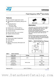 VIPER26 datasheet pdf ST Microelectronics