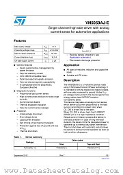 VN5050AJTR-E datasheet pdf ST Microelectronics