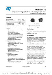 VN5E025AJTR-E datasheet pdf ST Microelectronics
