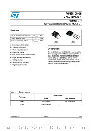 VND10N06-E datasheet pdf ST Microelectronics
