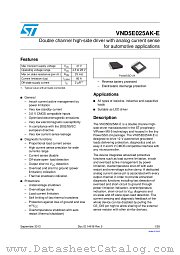 VND5E025AKTR-E datasheet pdf ST Microelectronics