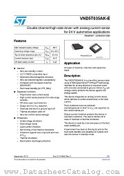 VND5T035AKTR-E datasheet pdf ST Microelectronics