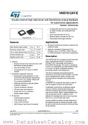 VND7012AY-E datasheet pdf ST Microelectronics