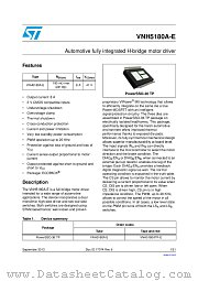 VNH5180A-E datasheet pdf ST Microelectronics