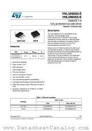 VNL5090S5-E datasheet pdf ST Microelectronics