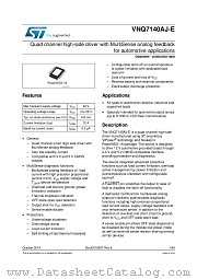 VNQ7140AJ-E datasheet pdf ST Microelectronics