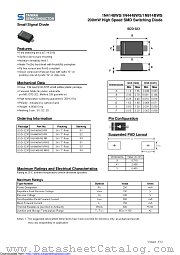 1N914BWS datasheet pdf Taiwan Semiconductor