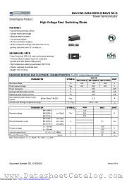 BAV19W-G datasheet pdf Taiwan Semiconductor