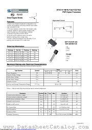 DTA114TCA datasheet pdf Taiwan Semiconductor