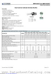 MBR1035CT datasheet pdf Taiwan Semiconductor