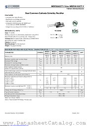 MBR3060CT-Y datasheet pdf Taiwan Semiconductor