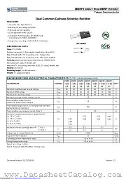 MBRF15150CT datasheet pdf Taiwan Semiconductor