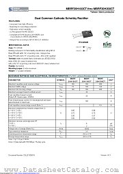 MBRF20H100CT datasheet pdf Taiwan Semiconductor