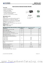 MBRF30L45CT datasheet pdf Taiwan Semiconductor