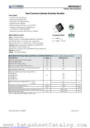 MBRS4060CT datasheet pdf Taiwan Semiconductor