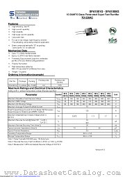SFA1003G datasheet pdf Taiwan Semiconductor