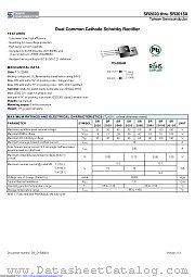 SR20150 datasheet pdf Taiwan Semiconductor