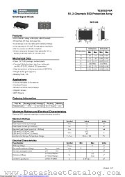 TESDG5V0A datasheet pdf Taiwan Semiconductor