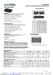 TESDH5V0A datasheet pdf Taiwan Semiconductor