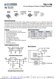 TS1117BCW25 datasheet pdf Taiwan Semiconductor