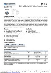 TS1910CS datasheet pdf Taiwan Semiconductor