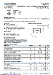 TS19603CS datasheet pdf Taiwan Semiconductor