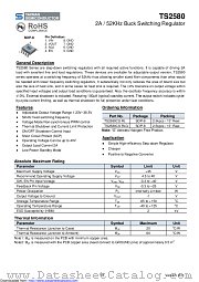 TS2580CS datasheet pdf Taiwan Semiconductor