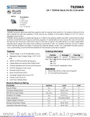 TS2596SCS50 datasheet pdf Taiwan Semiconductor