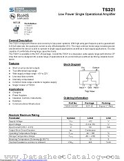 TS321CX5 datasheet pdf Taiwan Semiconductor