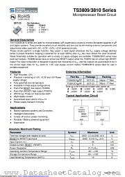 TS3810CXA datasheet pdf Taiwan Semiconductor