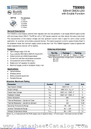 TS9005SCX5 datasheet pdf Taiwan Semiconductor