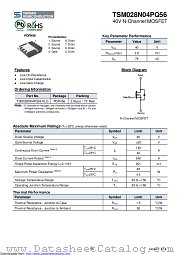 TSM028N04PQ56 datasheet pdf Taiwan Semiconductor