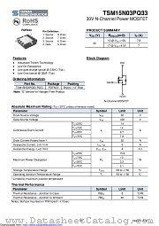 TSM15N03PQ33 datasheet pdf Taiwan Semiconductor