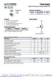 TSM19N20CP datasheet pdf Taiwan Semiconductor