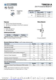 TSM2301ACX datasheet pdf Taiwan Semiconductor