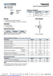 TSM2303CX datasheet pdf Taiwan Semiconductor