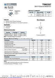TSM2307CX datasheet pdf Taiwan Semiconductor