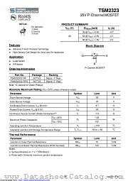 TSM2323CX datasheet pdf Taiwan Semiconductor