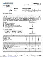 TSM2N60SCW datasheet pdf Taiwan Semiconductor