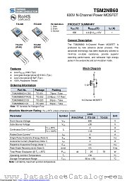 TSM2NB60CH datasheet pdf Taiwan Semiconductor