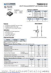 TSM301K12CQ datasheet pdf Taiwan Semiconductor
