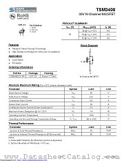 TSM3400CX datasheet pdf Taiwan Semiconductor