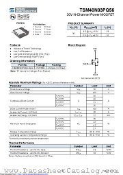 TSM40N03PQ56 datasheet pdf Taiwan Semiconductor